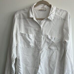 Abercrombie & Fitch Button Down White, Size L
